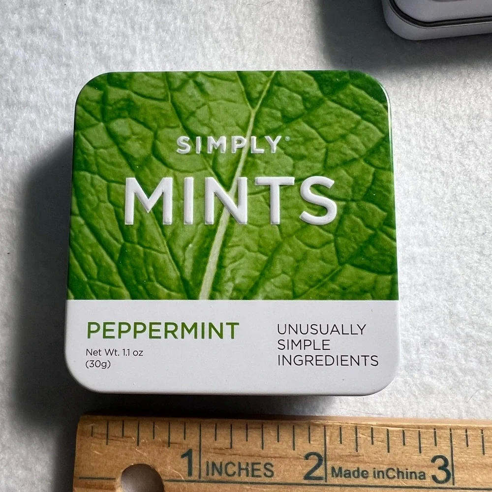 Simply‎ Mints Empty Tins Sewing Kits Crafts Fishing Tackle Boxes Buttons Hinged